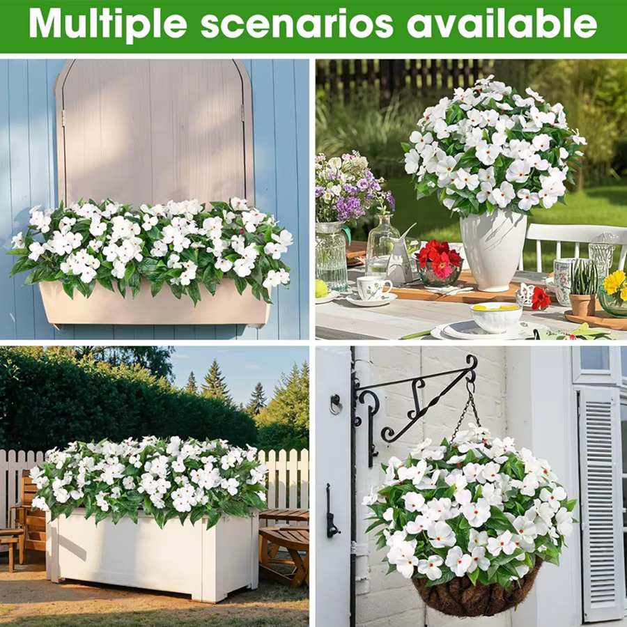 Fleur artificielle en soie Hibiscus pour la décoration de la maison