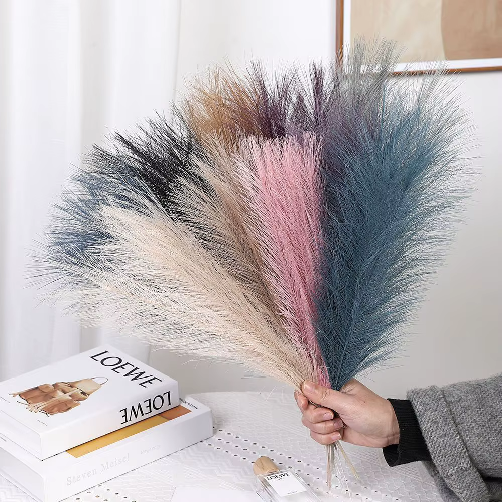 Pampa Moelleux Enge Boho Décoration Fleur Artificielle