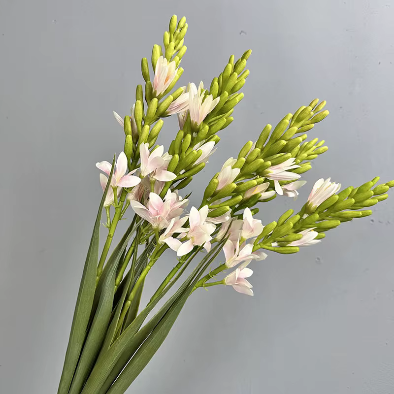 2 pièces artificielle jacinthe fleur bourgeon Agapanthus plante soie fausses fleurs Simulation nuit parfum Auditorium décoration