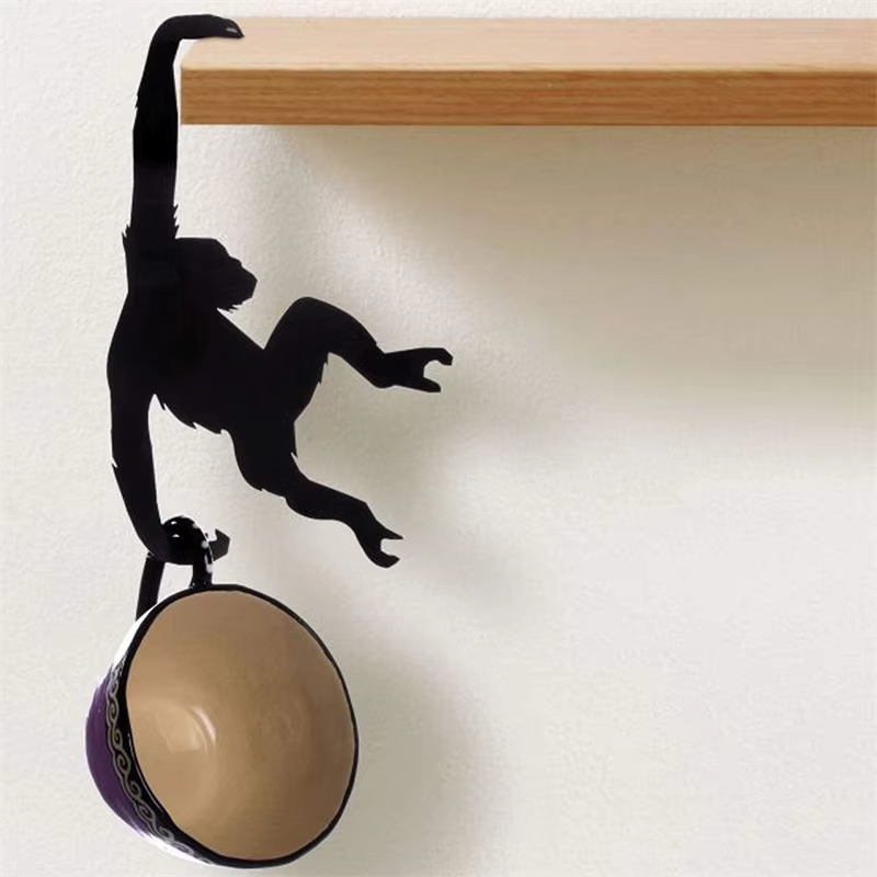 Support de rangement créatif pour bananes, crochet d'équilibrage sous armoire, organisateur suspendu, support arbre à bananes moderne