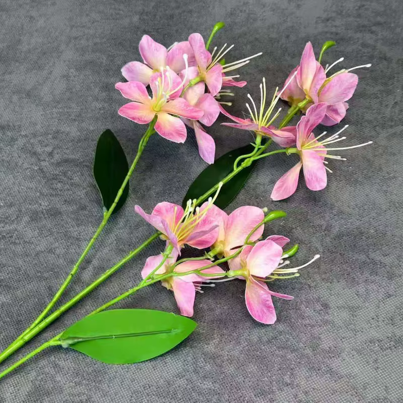 10 pièces de fleurs artificielles en soie