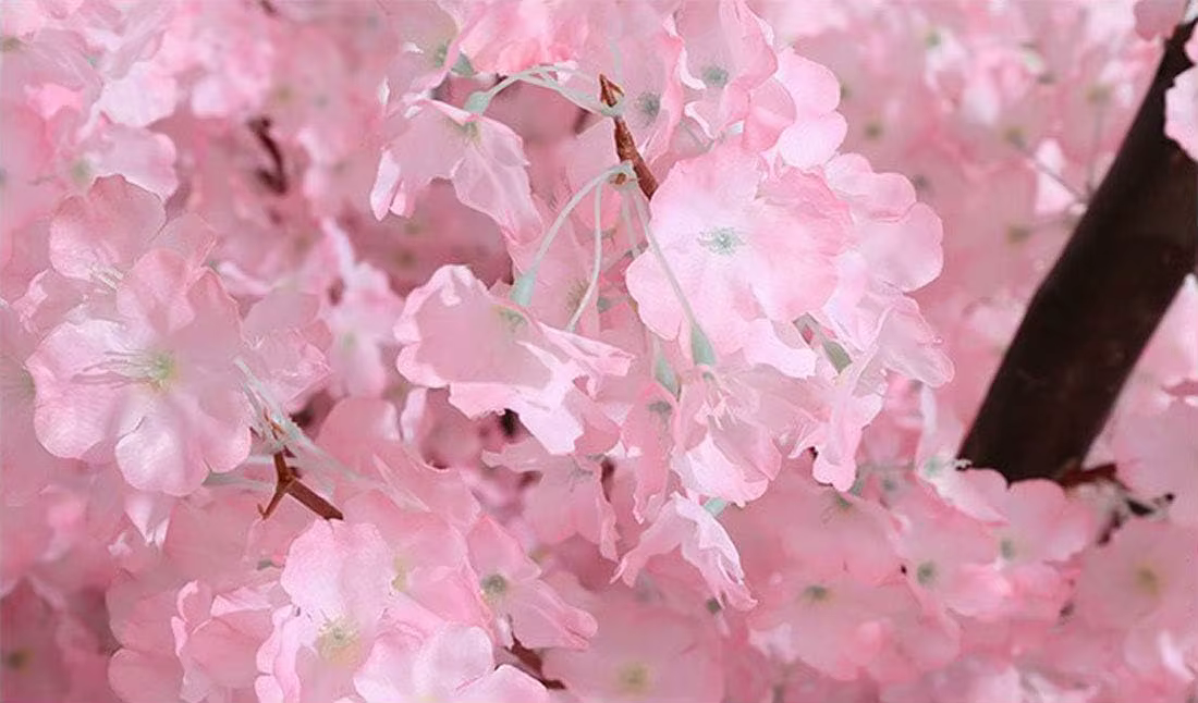 Arbre à fleurs de cerisier artificiel éternel
