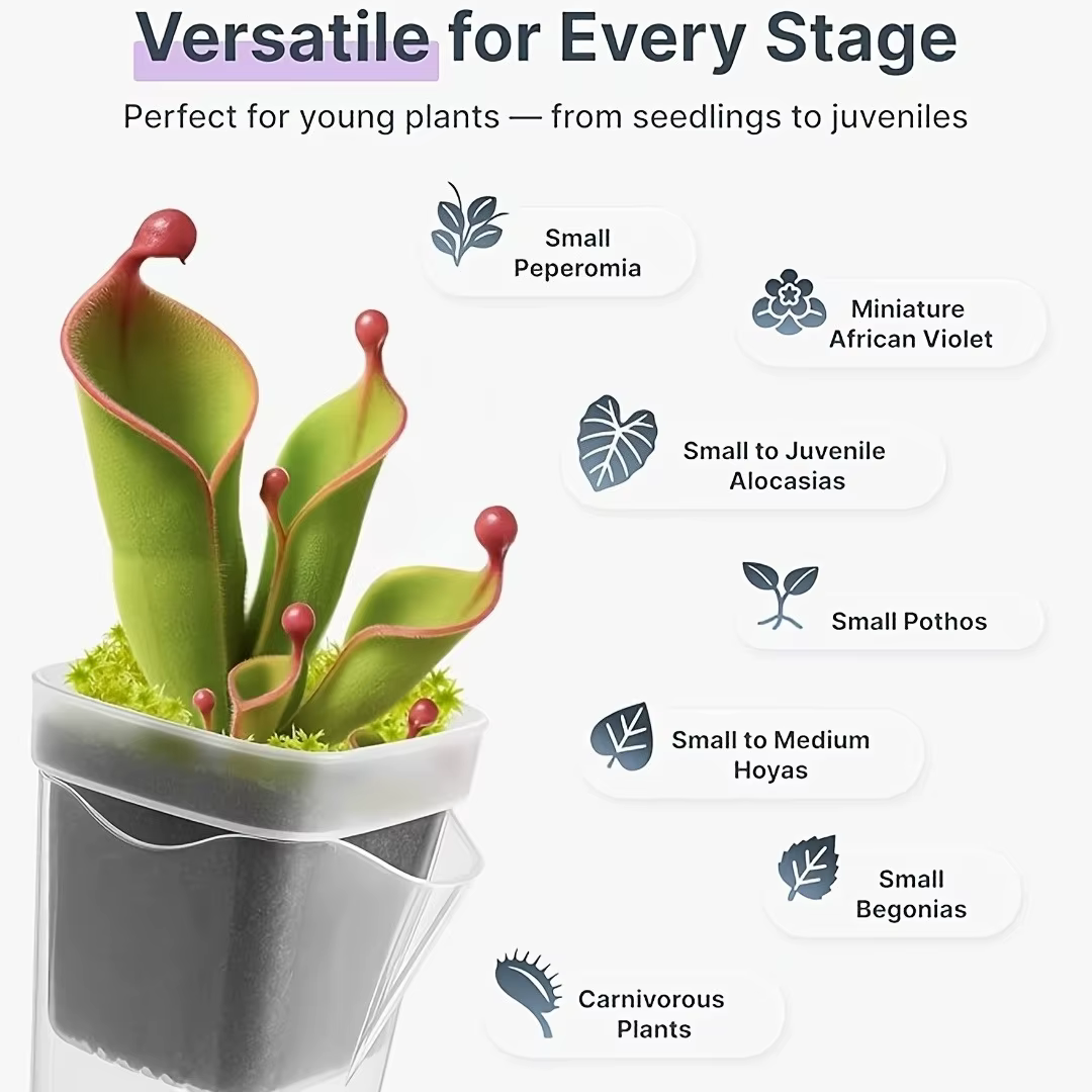 15 pots auto-arrosants pour plantes