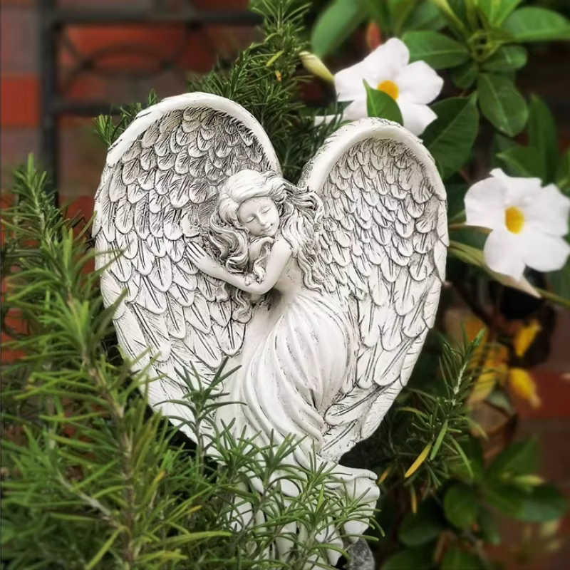 Pot de fleur d'ange en résine créative