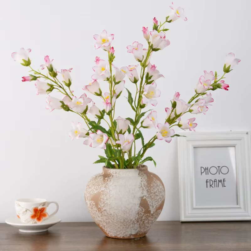 12 pièces de fleurs artificielles en soie