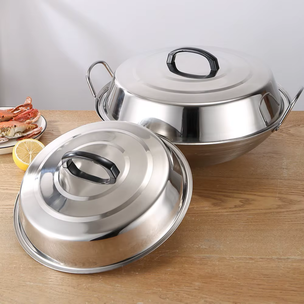 Couvercles de plaque de cuisson, couvercle de Pot en forme de dôme en acier inoxydable, couvercle de Pot universel surélevé, couvercle rond pour assiette de fromage, Restaurant