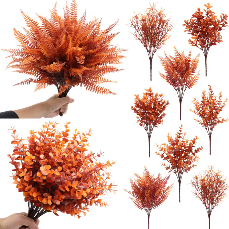 Fleurs artificielles d'automne pour la décoration de la maison