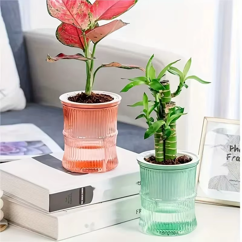 Pot de fleurs auto-arrosage automatique absorbant l'eau