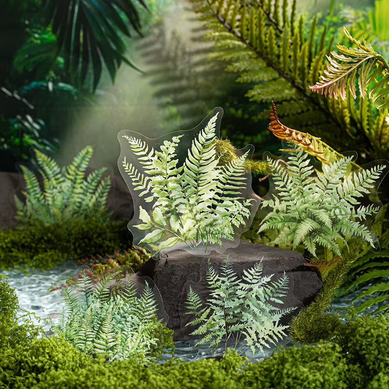 Pack d'autocollants plantes naturelles