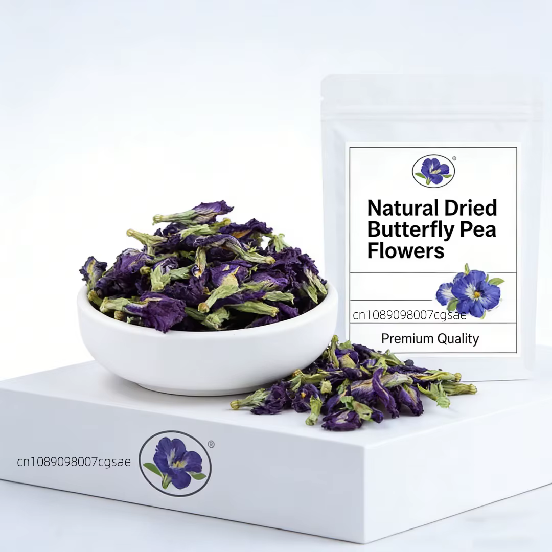 Fleur de pois papillon bleue séchée de qualité supérieure - Orchidée