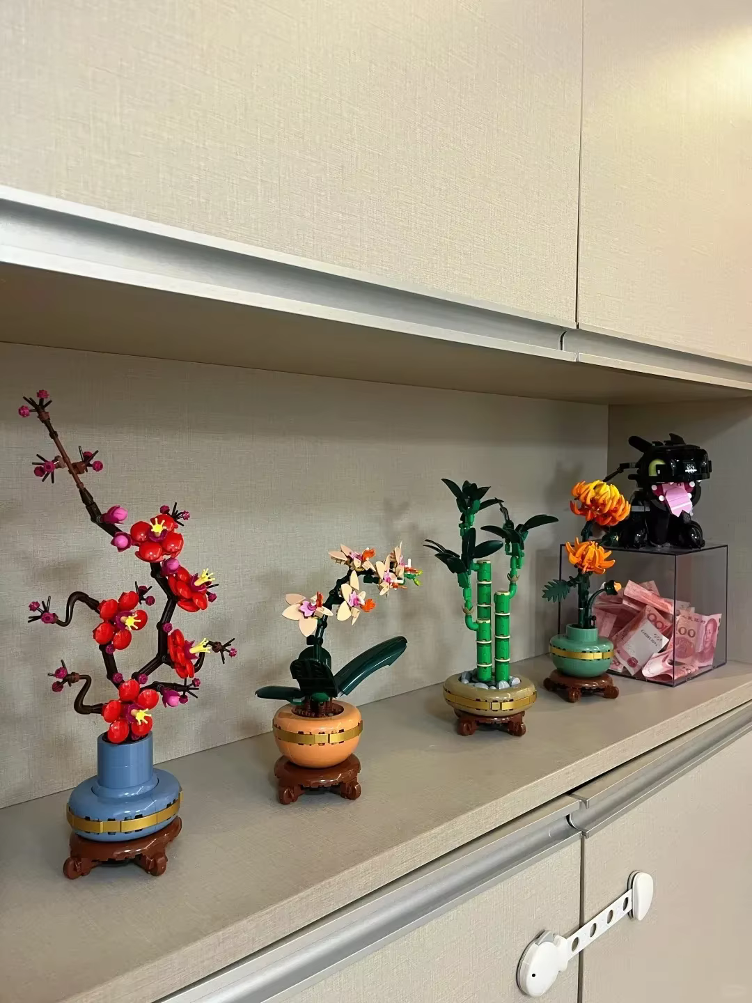 Collection de plantes 2025 : Ensemble de blocs de construction Orchidée élégante