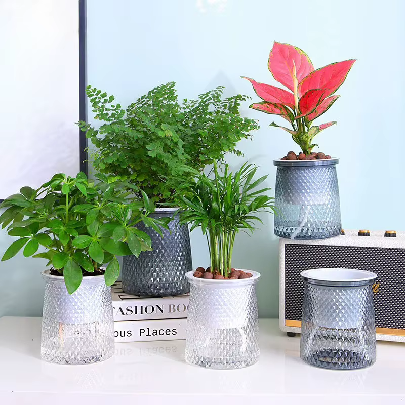 Pots de plantes à arrosage automatique