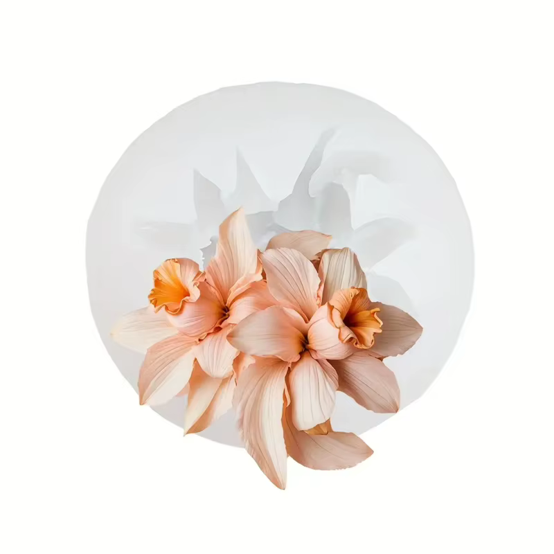 Moule à lys-moule de fusion florale élégante
