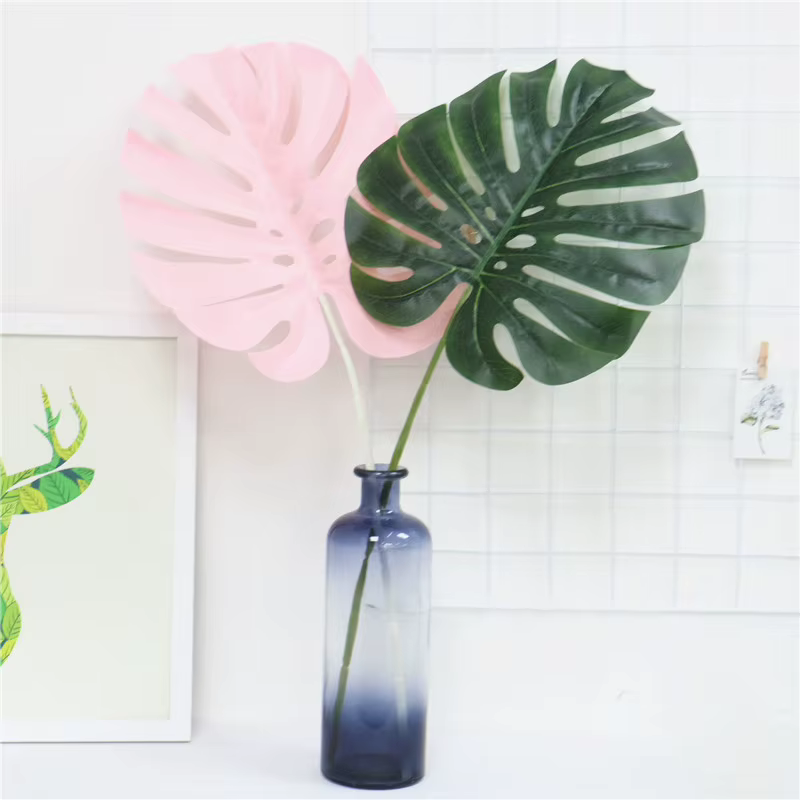 Feuilles artificielles de dos de tortue en latex