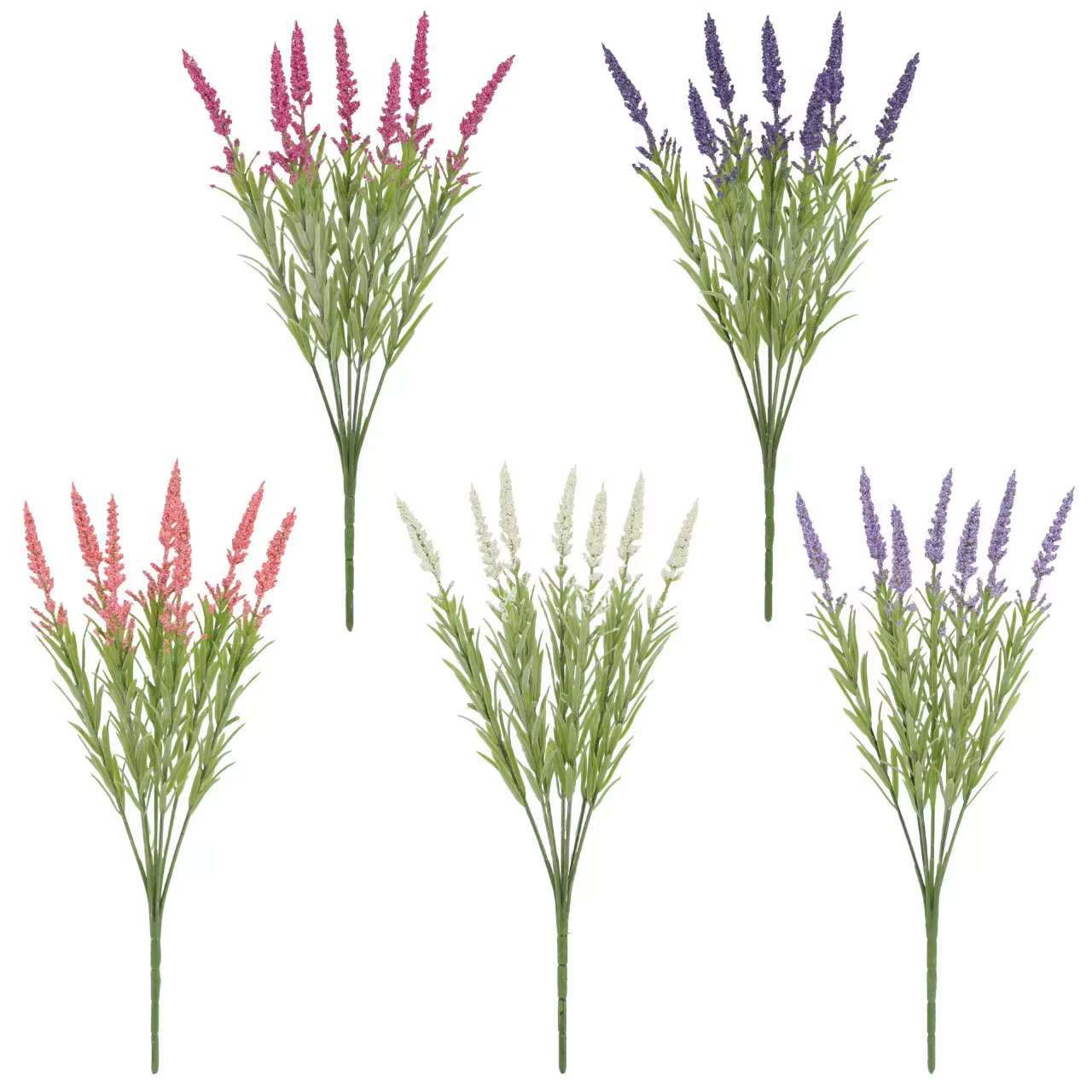 Bouquet de fleurs artificielles en mousse de lavande