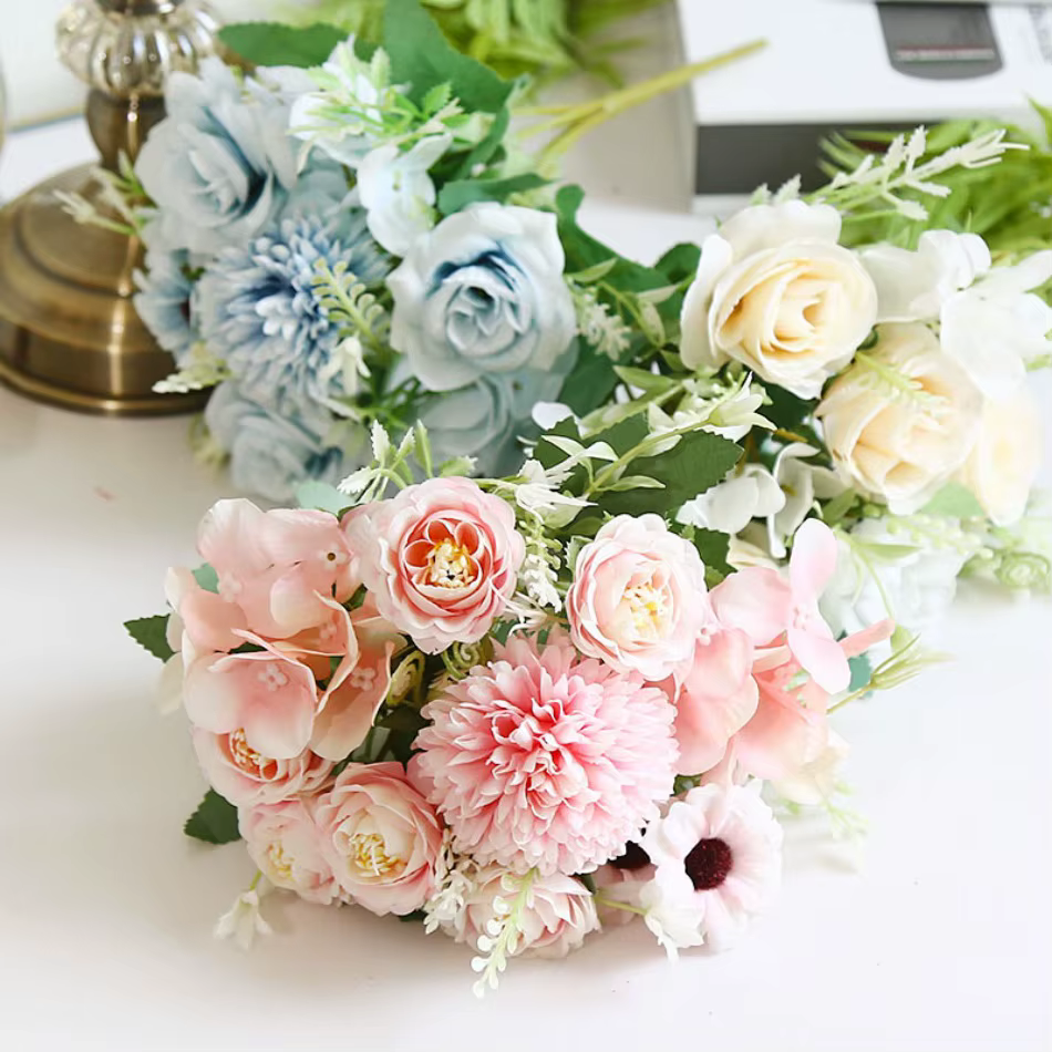 Faux bouquet de fleurs de Simulation