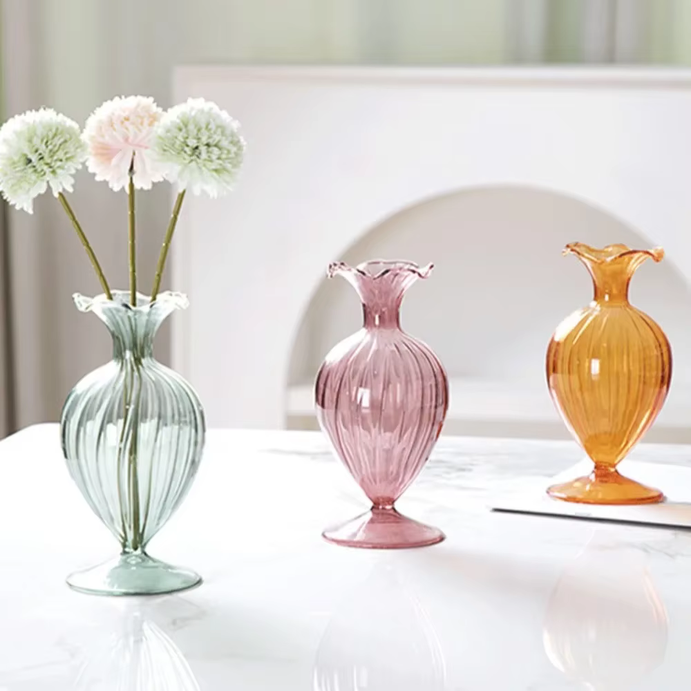 Petit Vase en verre créatif et simple