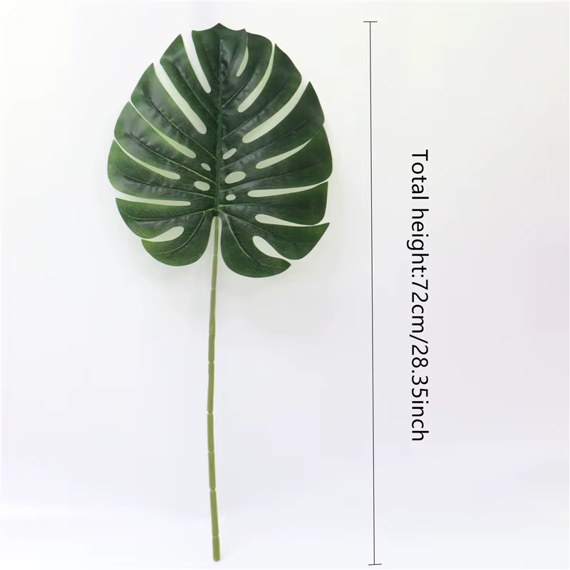 Feuilles artificielles de dos de tortue en latex