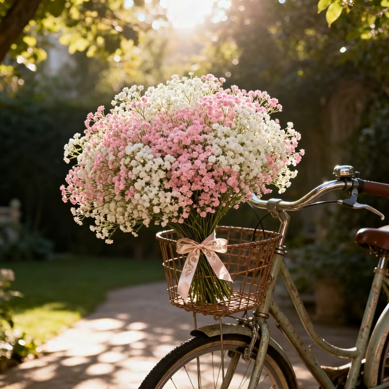 1380 Fleurs, 46 Bouquets de Gypsophile Artificielle 'S Breath' – Toucher Réaliste