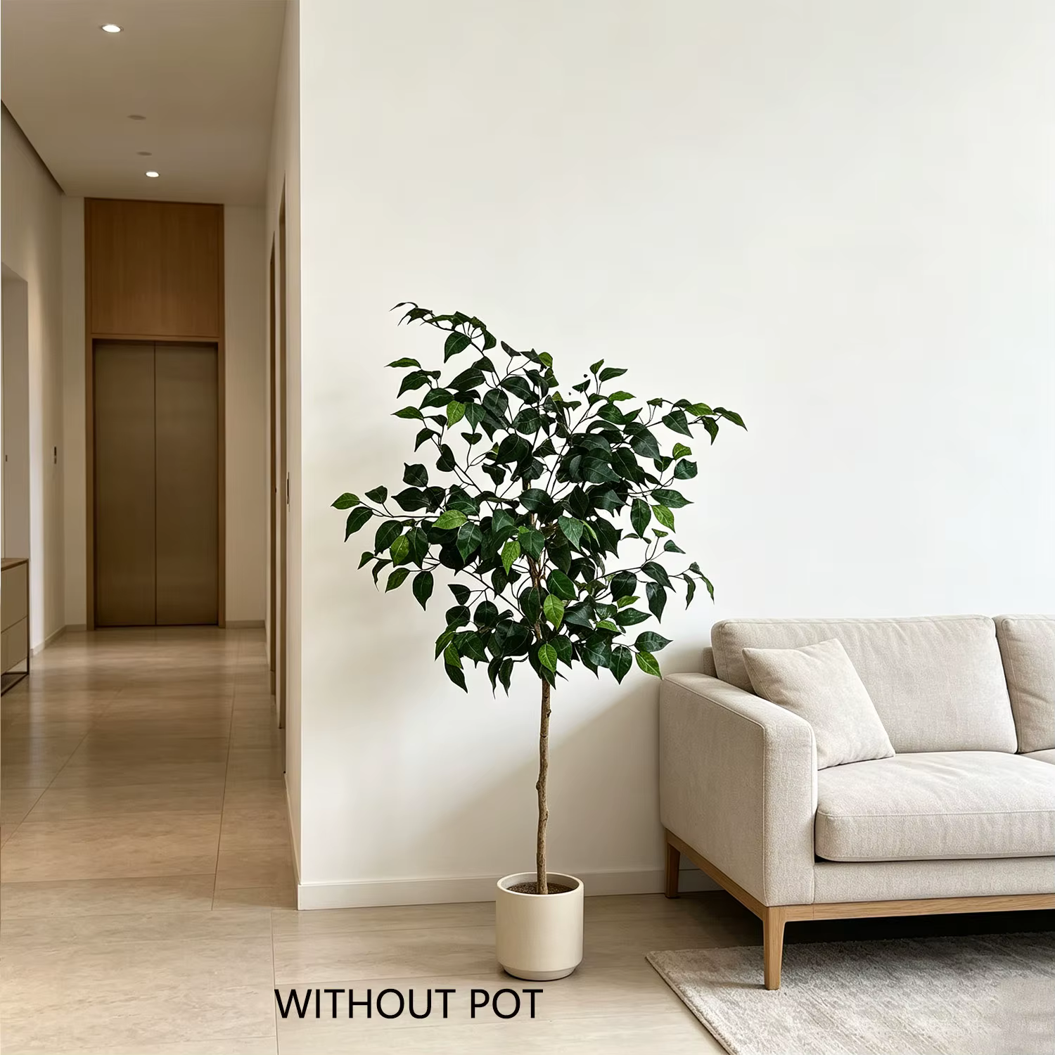 Plante artificielle Ficus Banyan de 140-210 cm