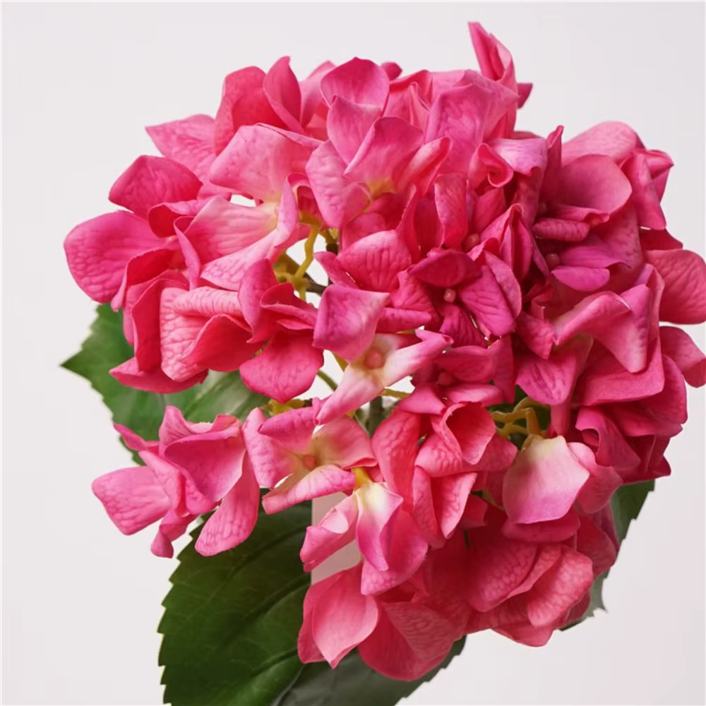 Hydrangeas artificiels hydratants au toucher réel