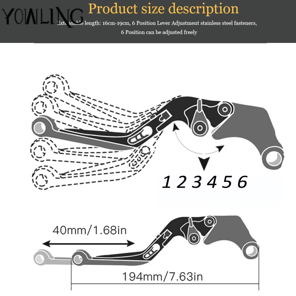 Pour CFMOTO IBEX450 IBEX 450 2024 2025 2026 moto CNC accessoires leviers d'embrayage de frein courts poignée réglable ensemble 450IBEX
