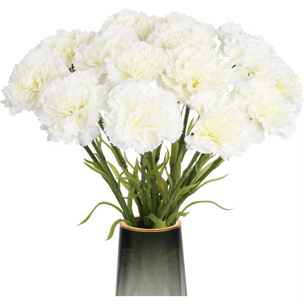 Bouquet de fleurs artificielles en soie de 15