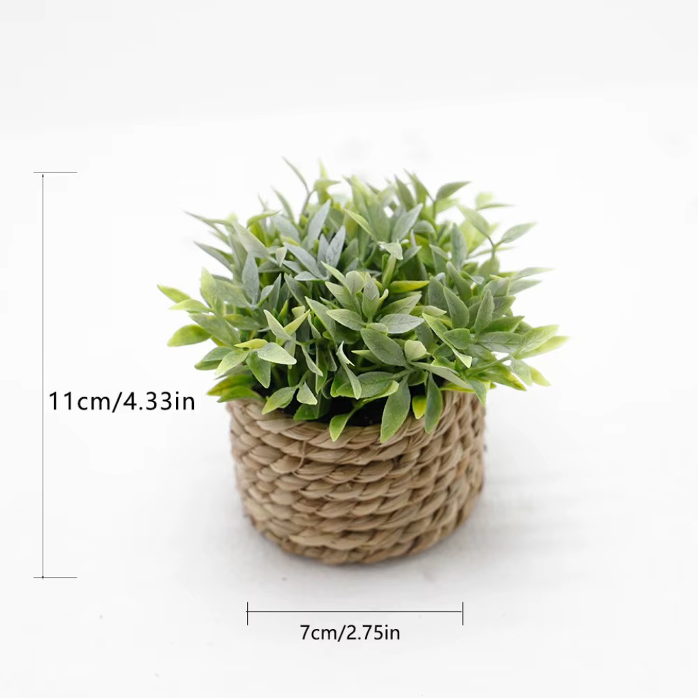 Plante en pot artificielle verte