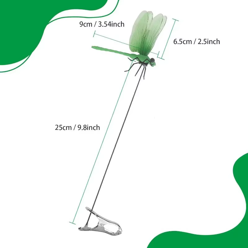 Clip de piquet libellule DIY