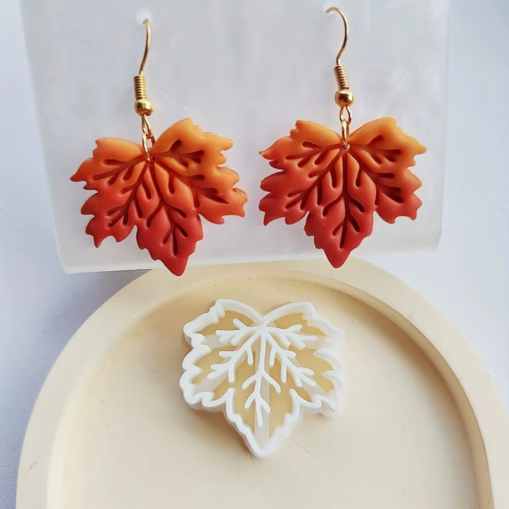 Moule à motif floral pour pétale de fleur en argile polymère