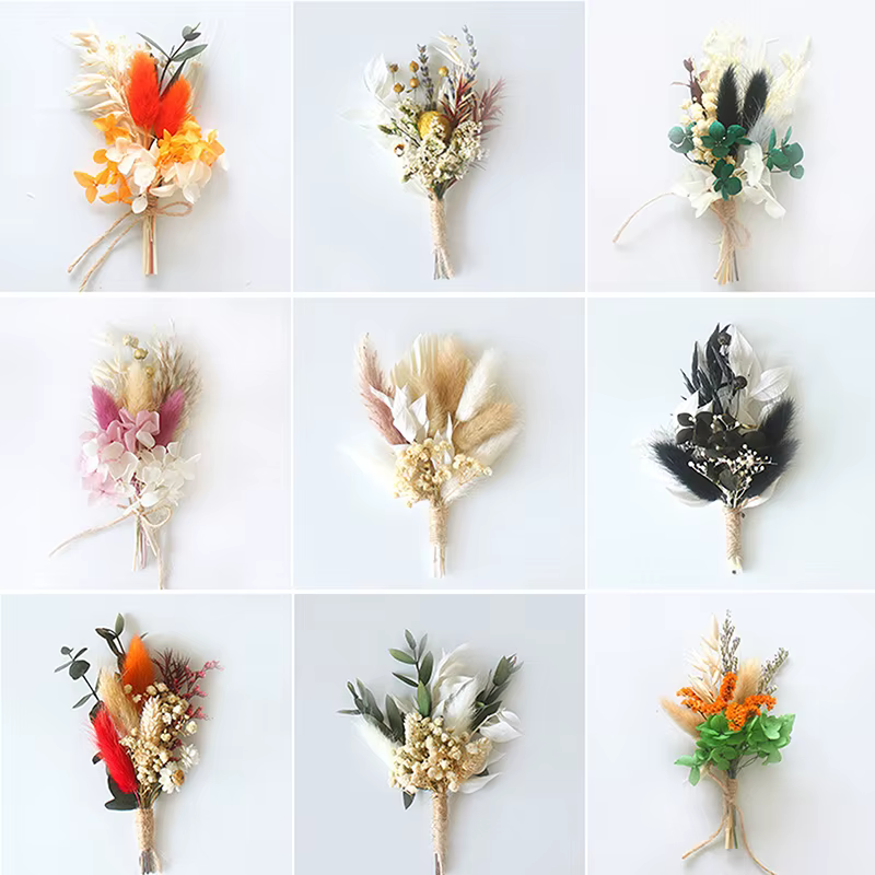Mini bouquet de fleurs séchées naturelles