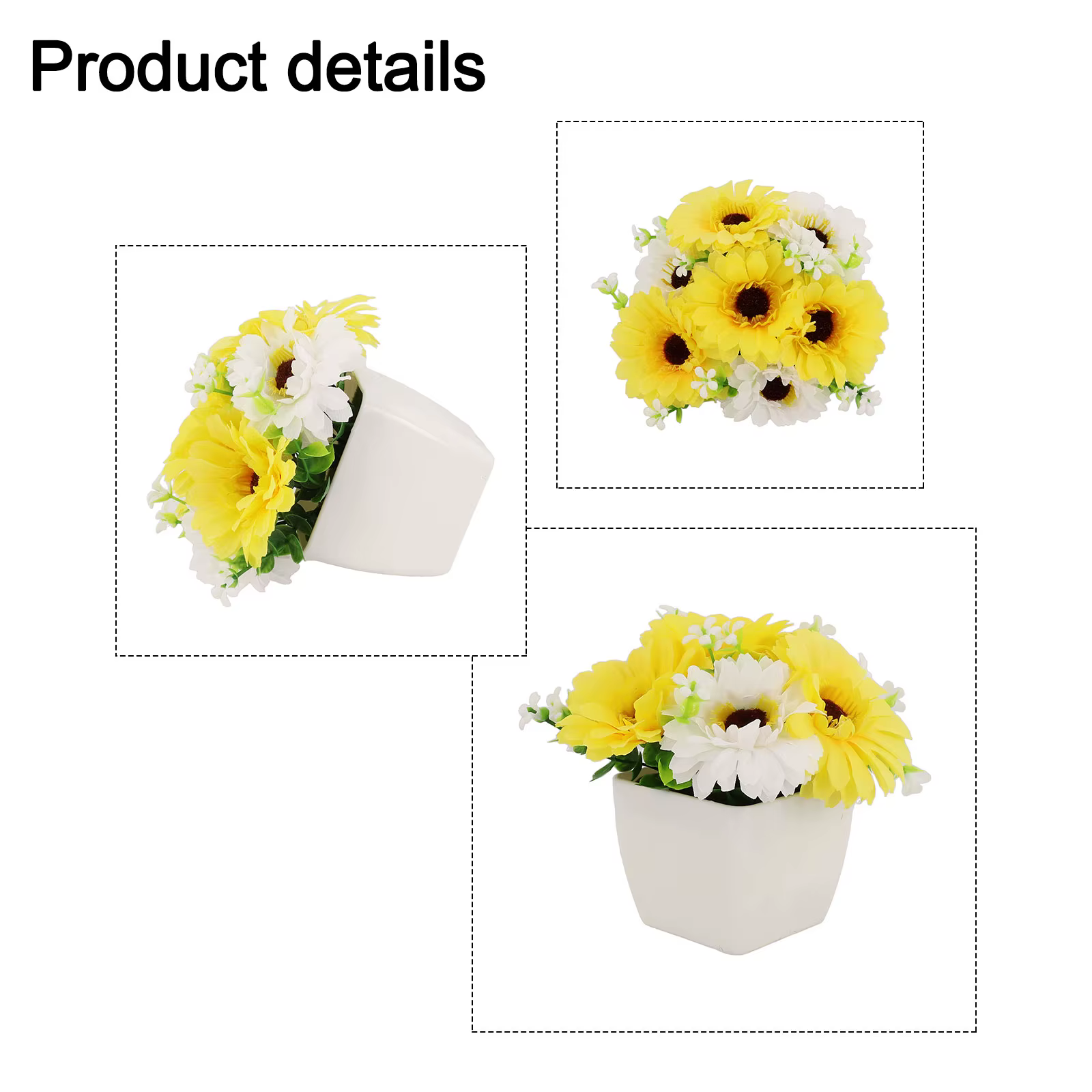 Plante Artificielle en Pot pour Décoration de Jardin