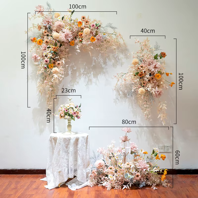 Arrangement floral rose personnalisé