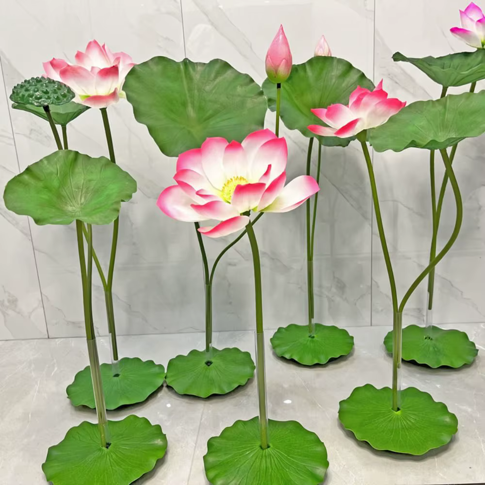Fleur artificielle paysagère artistique
