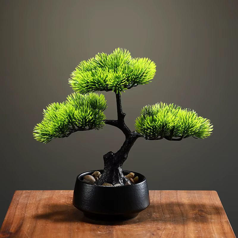 Pot de Bonsaï Artificiel en Érable Rouge