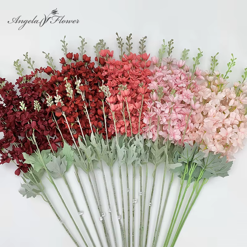 Branche de Fleurs Artificielles Delphinium Enge