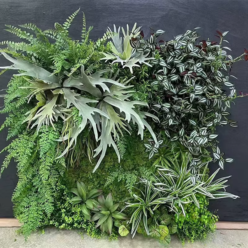 Nouvelles feuilles de bois de cerf artificielles Pteridophyte