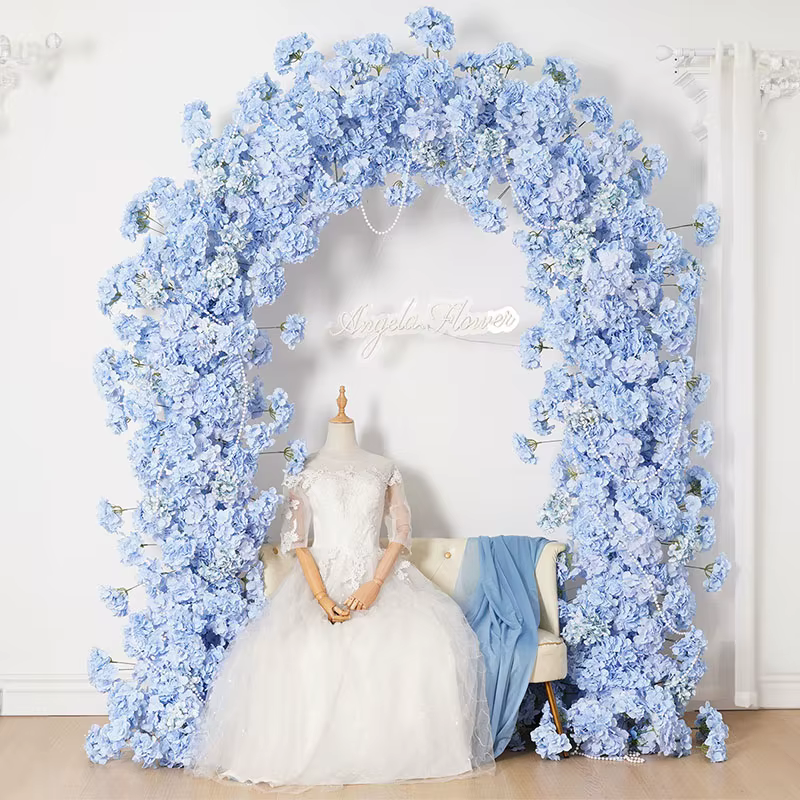 Hortensia rose bleu ciel pour décor floral