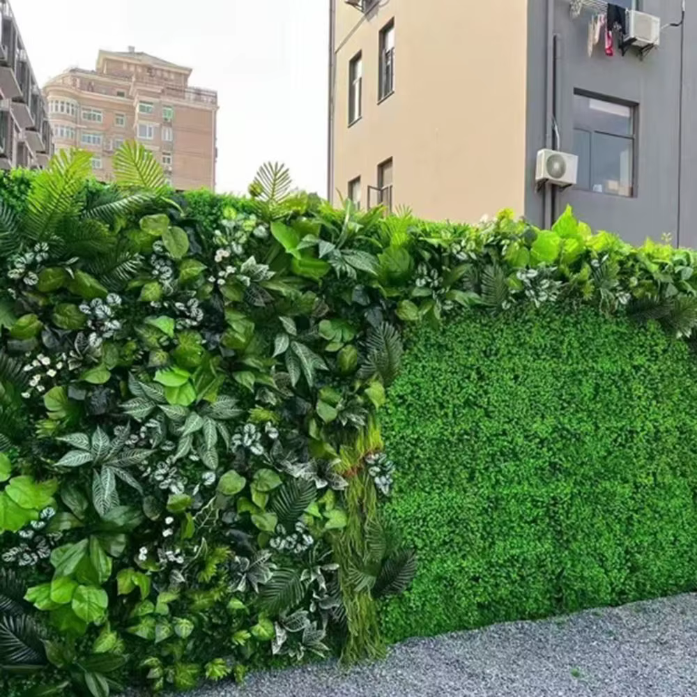 Panneau mural végétal artificiel DIY