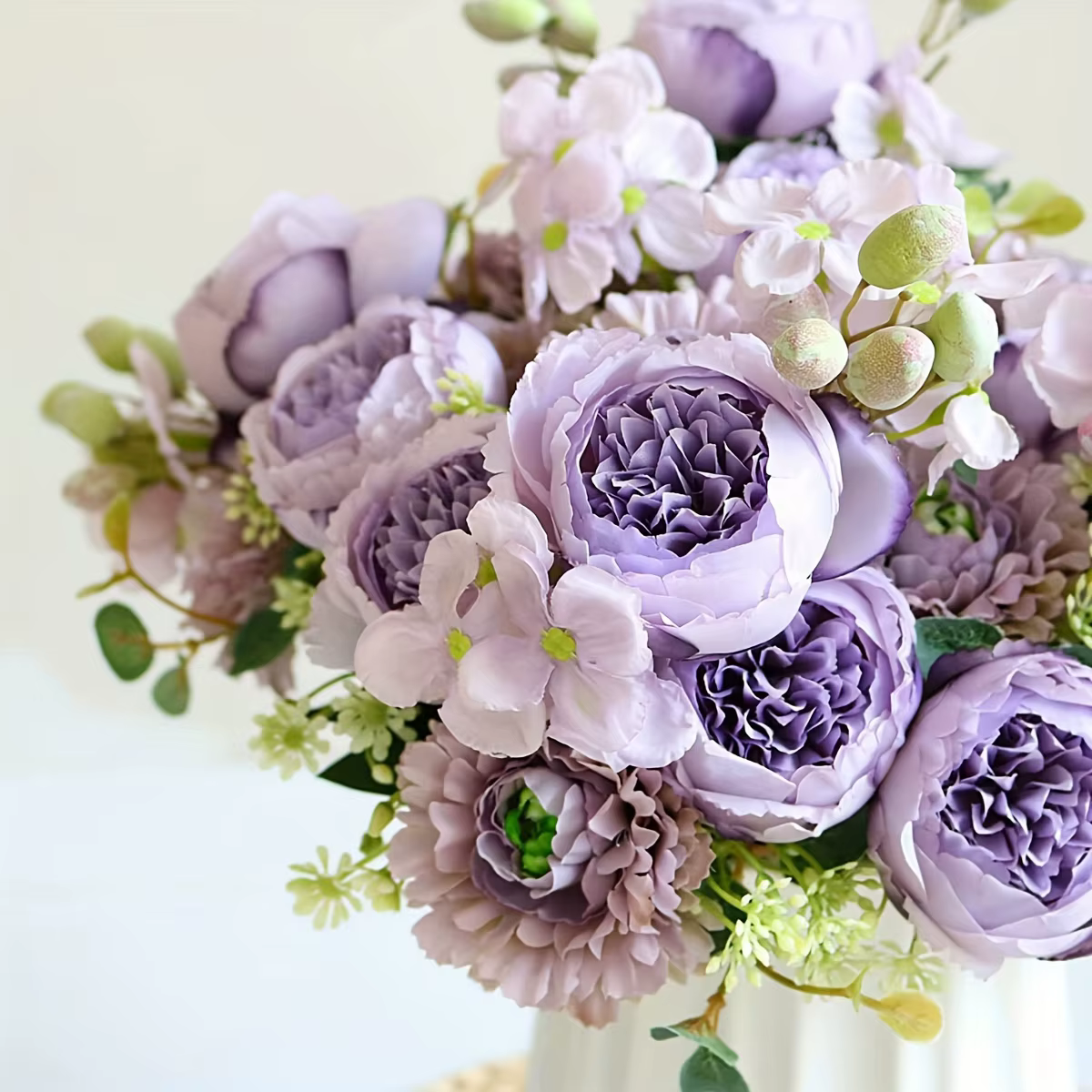 Bouquet de roses artificielles Venus
