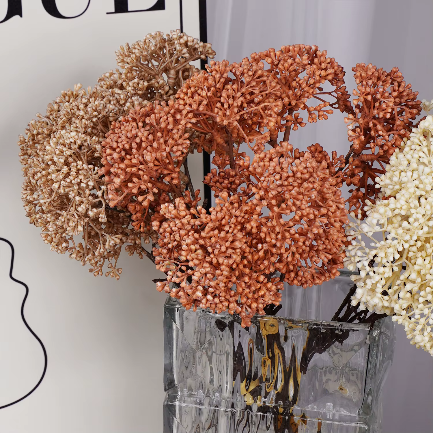 Bouquet de plantes artificielles