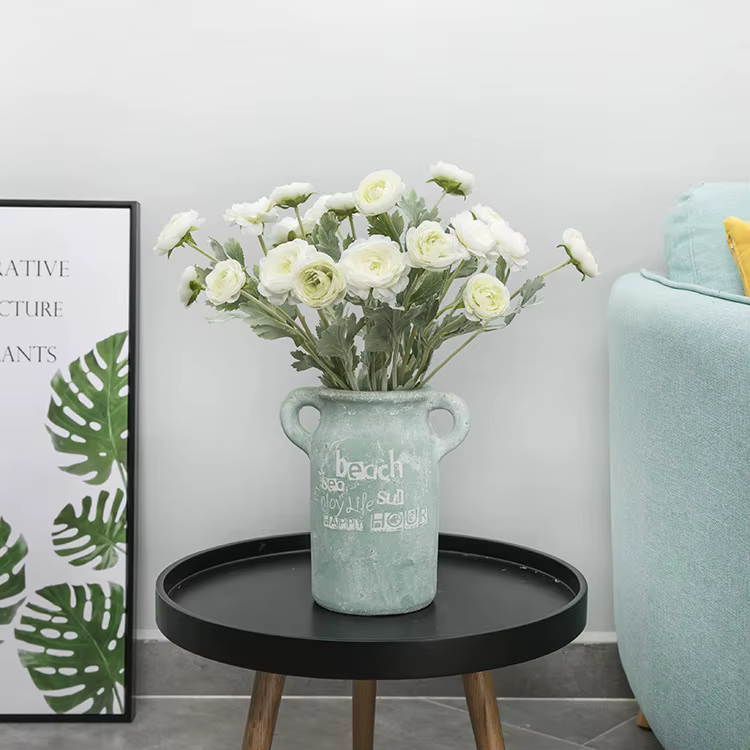 5 Pc/lot Faux flocage rosée Lotus fleur de soie pour la décoration de la maison Bouquet de mariage fleurs artificielles Roses fête Table décor Flore