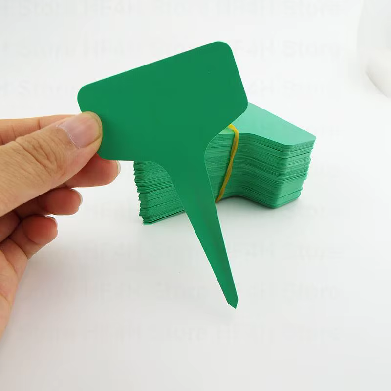 Étiquette en plastique pour fleurs de jardin