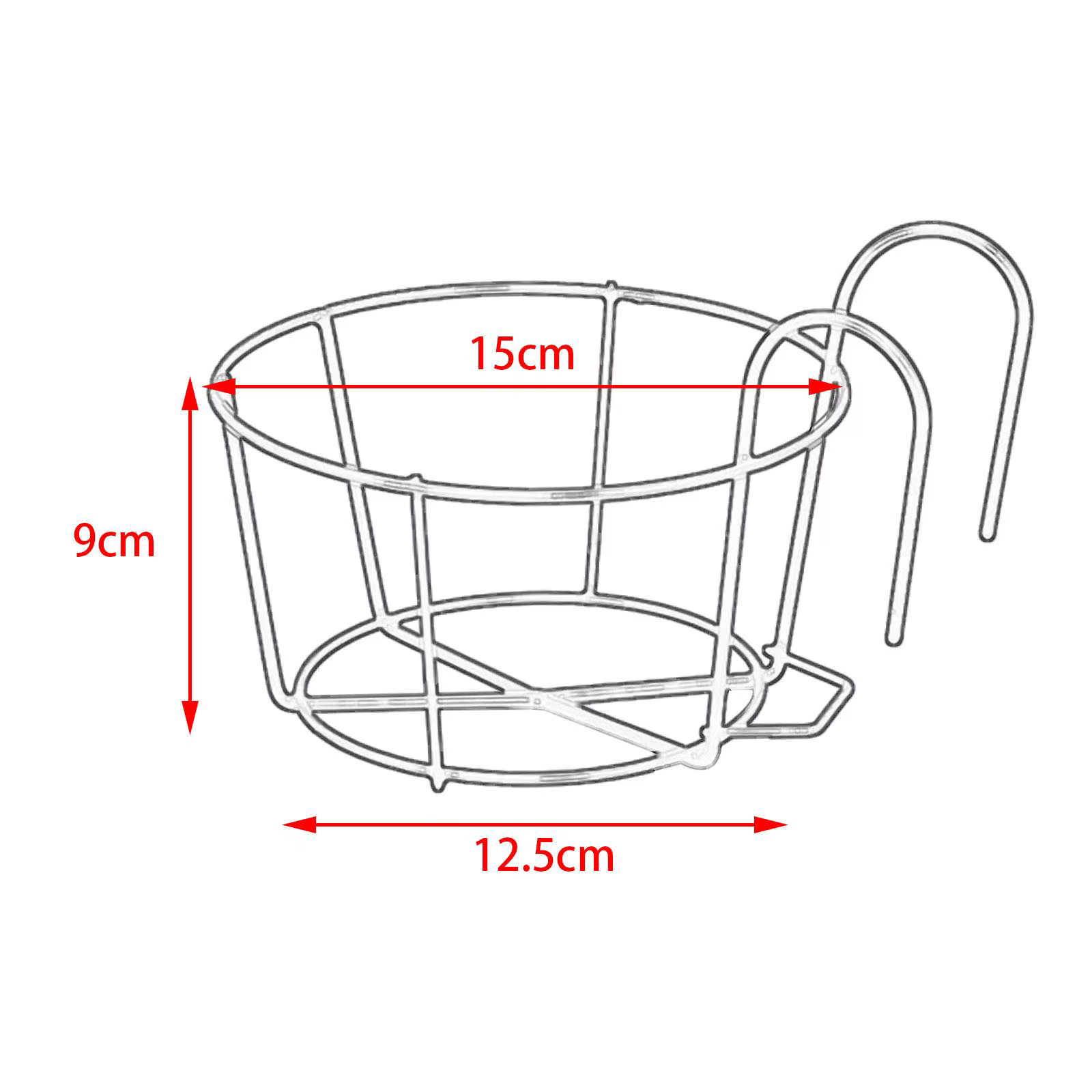 Paniers suspendus pour balcon extérieur