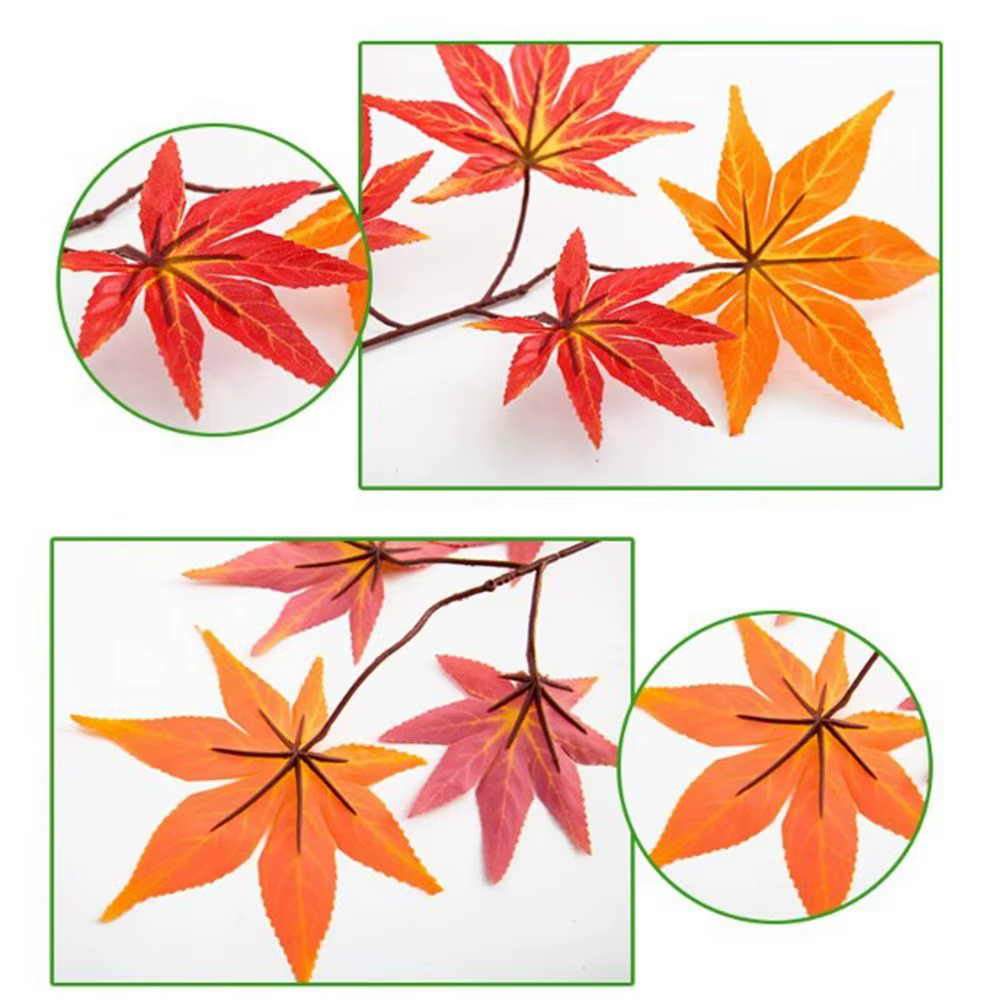 Feuilles artificielles de Ginkgo Biloba de haute qualité