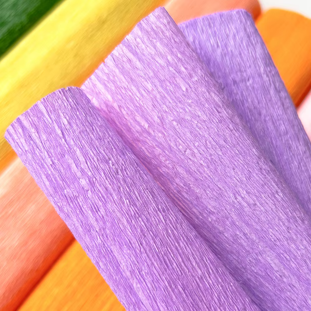 Rouleau de Papier Crêpe pour Fleurs Faites à la Main
