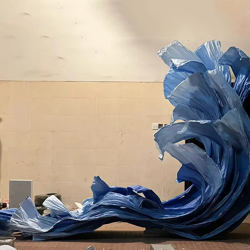 Banderole de fleurs en papier géant
