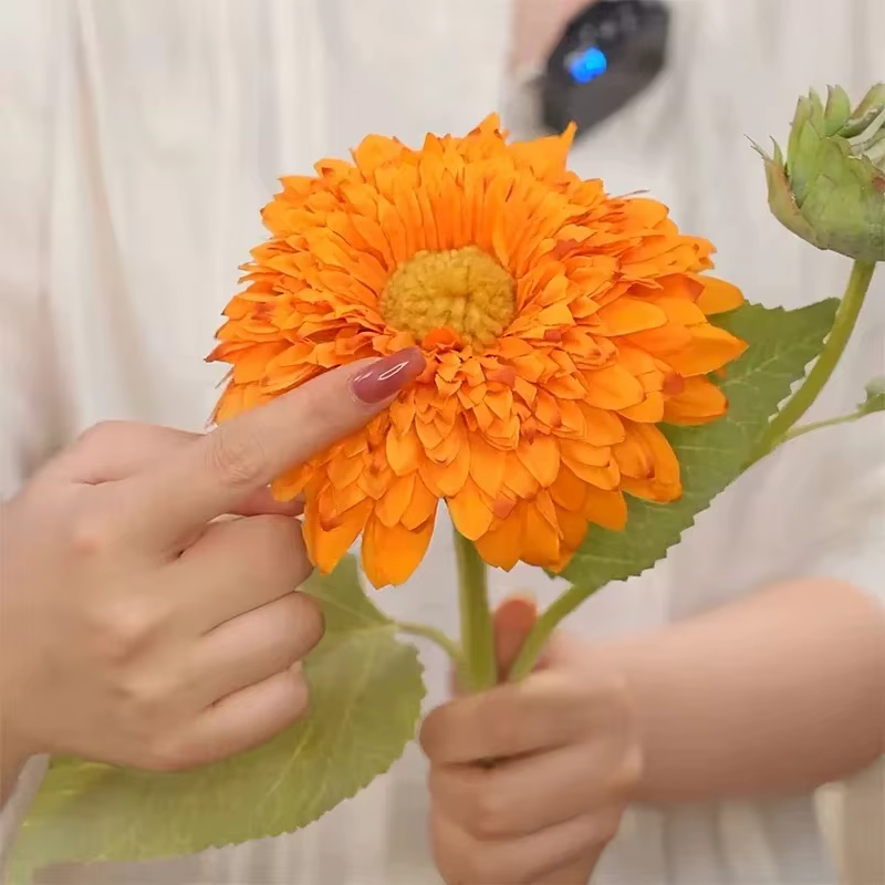 Tournesols artificiels à double pétale