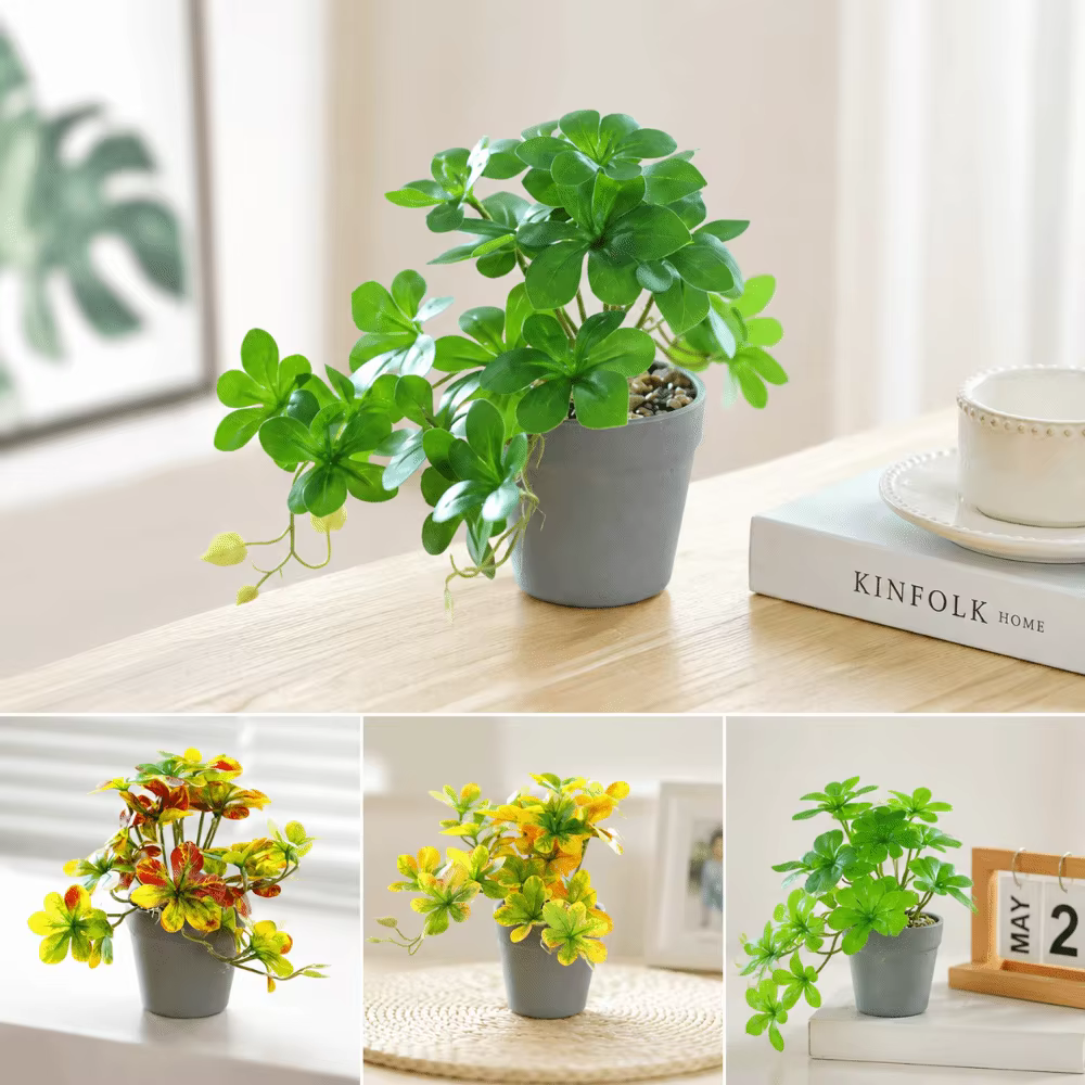 Bonsaï artificiel, plante artificielle avec pot