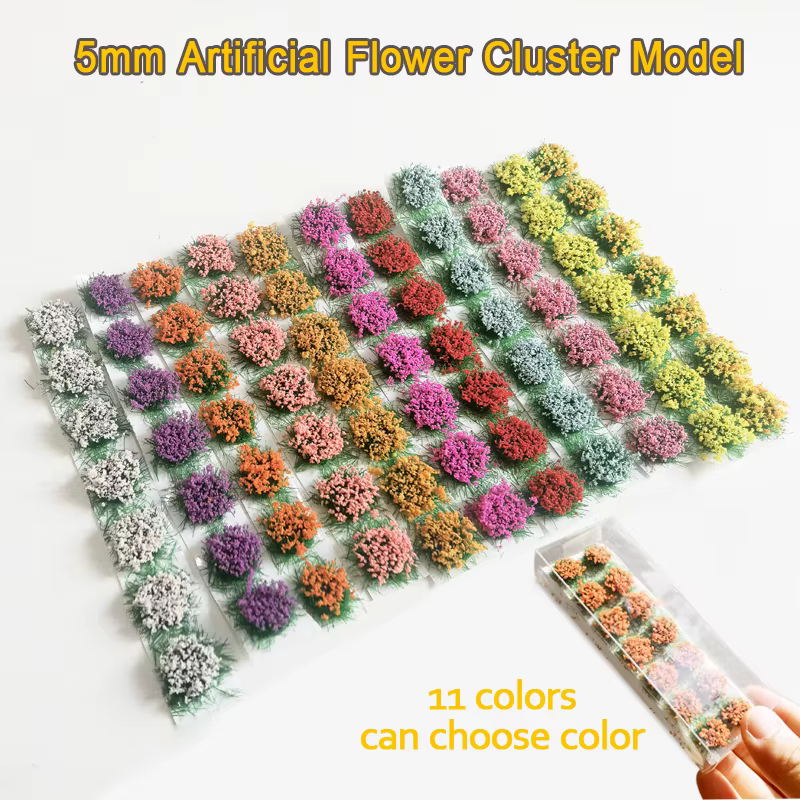 Modèle de grappe de fleurs artificielles